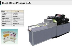 Paper cup Blank offset printing machine